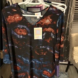 Colorful Abstract Women's Top